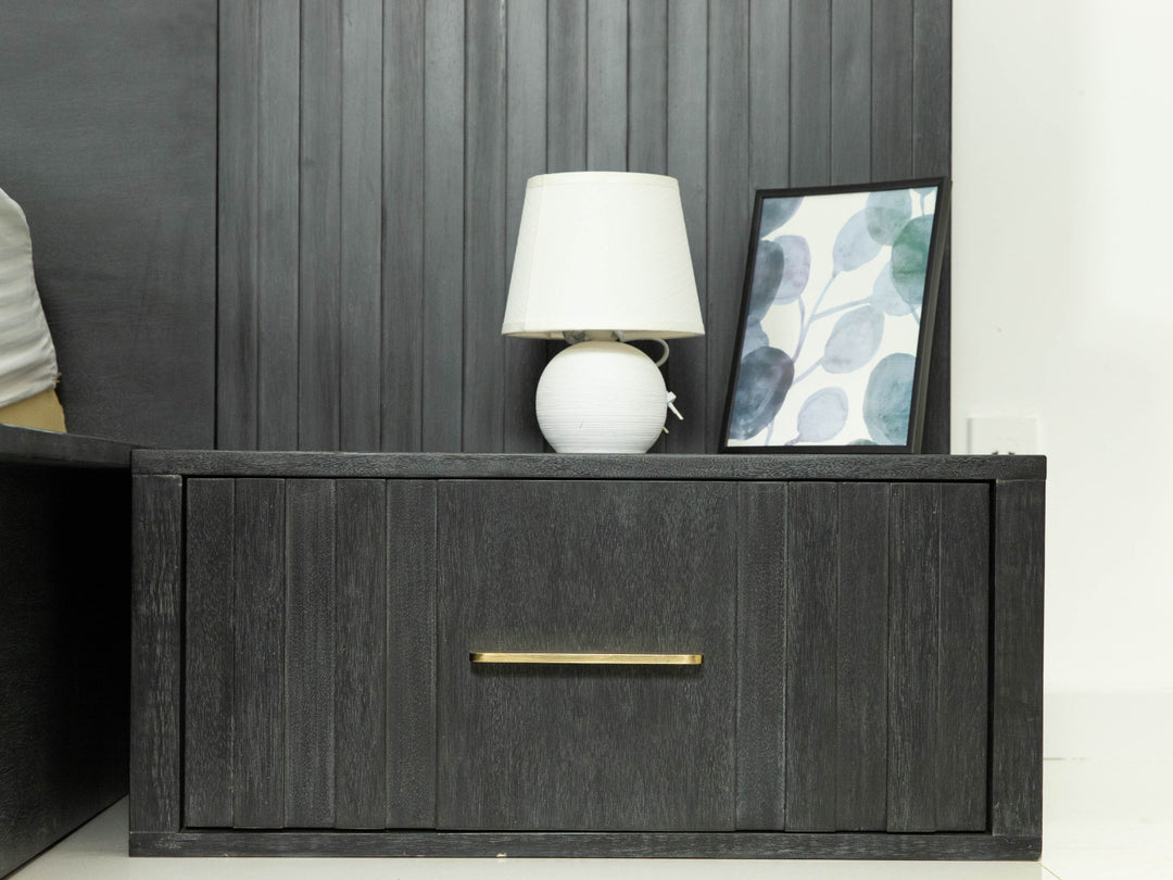 Manchester- Contemporary Dark Grey Nightstand