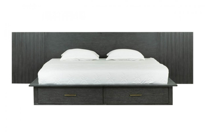 Manchester- Contemporary Dark Grey 4-Piece Bedroom Set