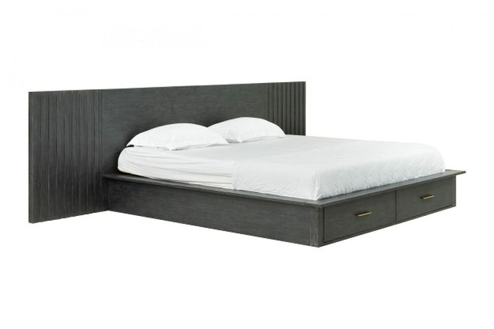 Manchester- Contemporary Dark Grey 4-Piece Bedroom Set