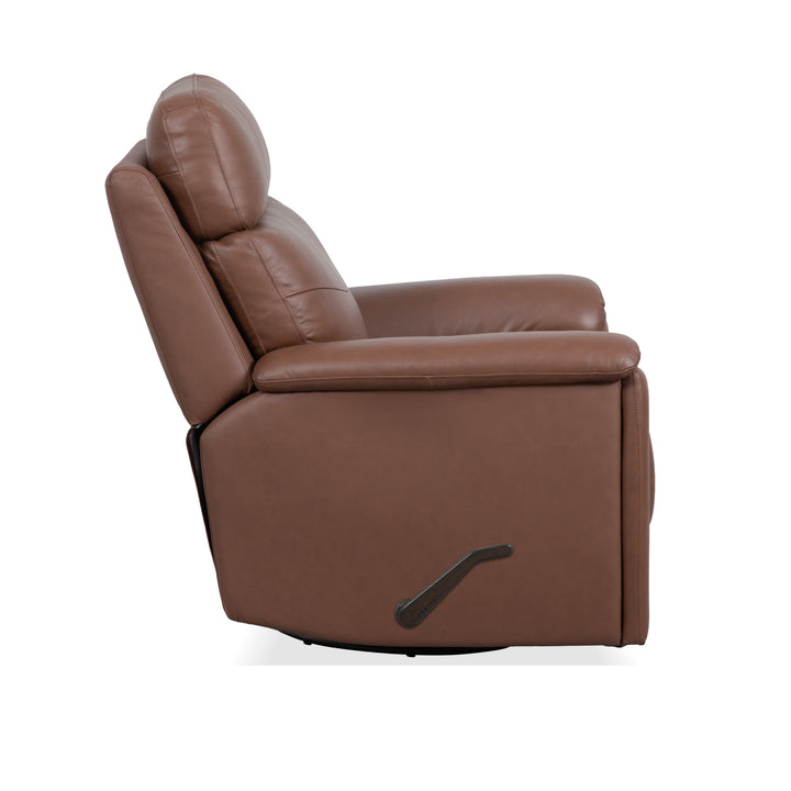 Refined Swivel Gliding Recliner Hickory