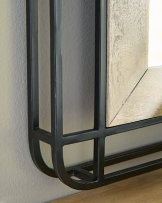 Beelman Accent Mirror - Light Brown Accent Mirror modern furniture Contempo Furniture