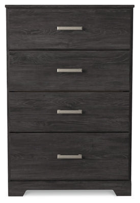 Belachime Chest of Drawers - Dark Gray Accent Chest modern furniture Contempo Furniture