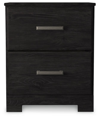Belachime Nightstand - Dark Gray Accent Nightstand modern furniture Contempo Furniture