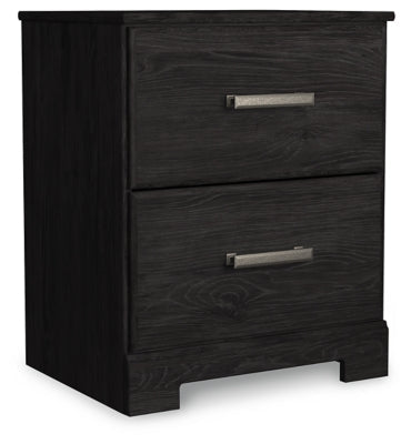 Belachime Nightstand - Dark Gray Accent Nightstand modern furniture Contempo Furniture