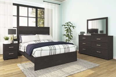 Belachime Nightstand - Dark Gray Accent Nightstand modern furniture Contempo Furniture