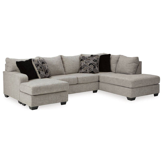 Benchcraft® Megginson 2-Piece Sectional with Chaise.