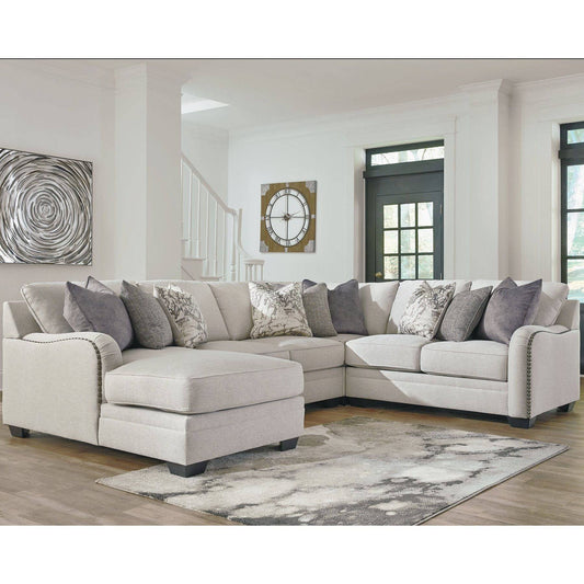 Benchcraft® Dellara 4-Piece Sectional with Chaise.