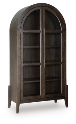 Benhall Accent Cabinet - Dark Brown Accent Cabinet modern furniture Contempo Furniture