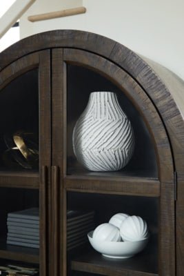 Benhall Accent Cabinet - Dark Brown Accent Cabinet modern furniture Contempo Furniture