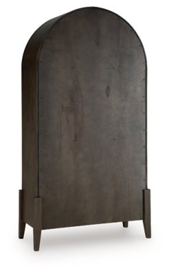 Benhall Accent Cabinet - Dark Brown Accent Cabinet modern furniture Contempo Furniture
