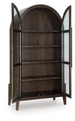 Benhall Accent Cabinet - Dark Brown Accent Cabinet modern furniture Contempo Furniture