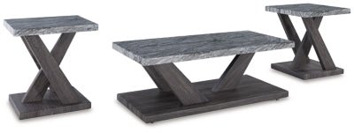 Bensonale Table (Set of 3) - Dark Gray Table Set modern furniture Contempo Furniture