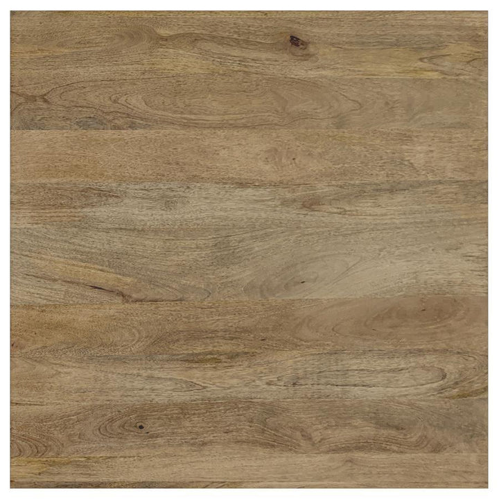 Benton - Square Solid Mango Wood Coffee Table - Natural Coffee Table modern furniture Contempo Furniture