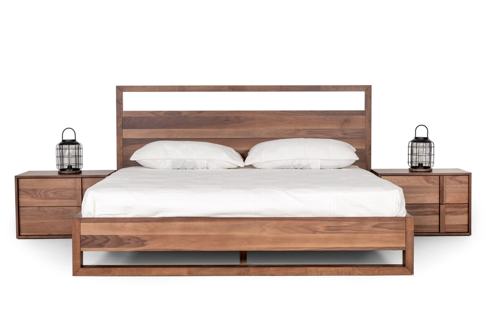 Eastern King Nova Domus Berlin - Modern Walnut Bedroom Set - View 7