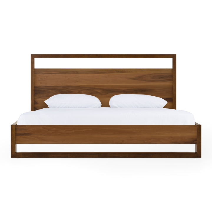 Berlin - Modern Walnut Bed