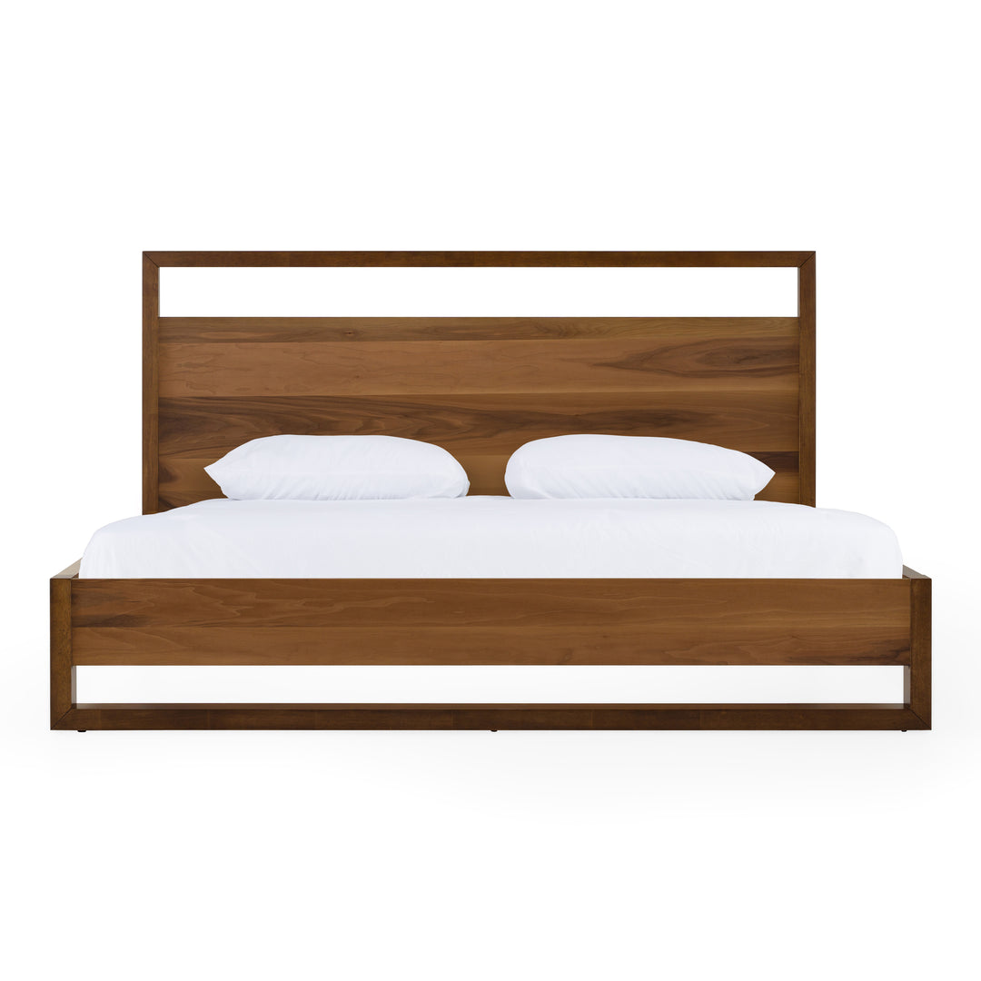 Berlin - Modern Walnut Bed