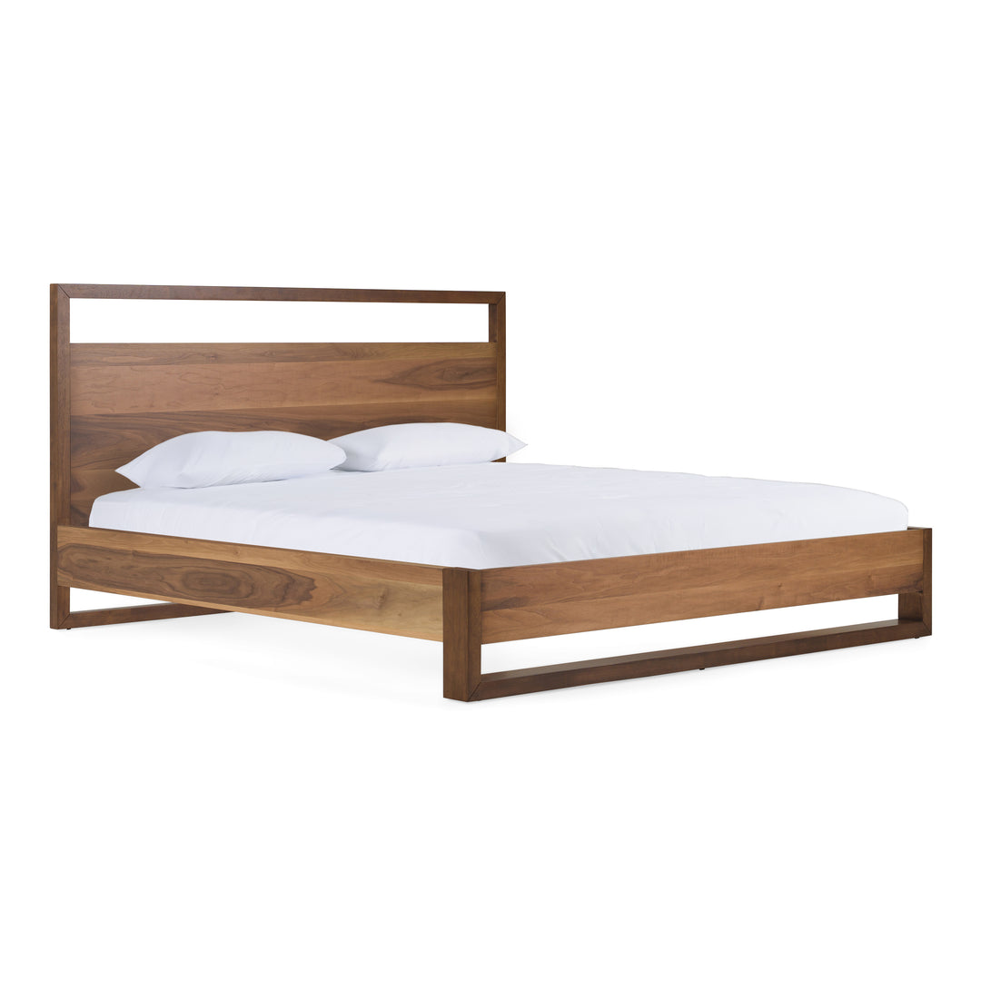 Berlin - Modern Walnut Bed