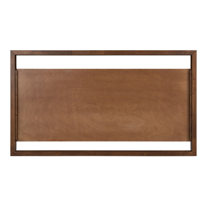 Berlin  Modern Walnut Bed