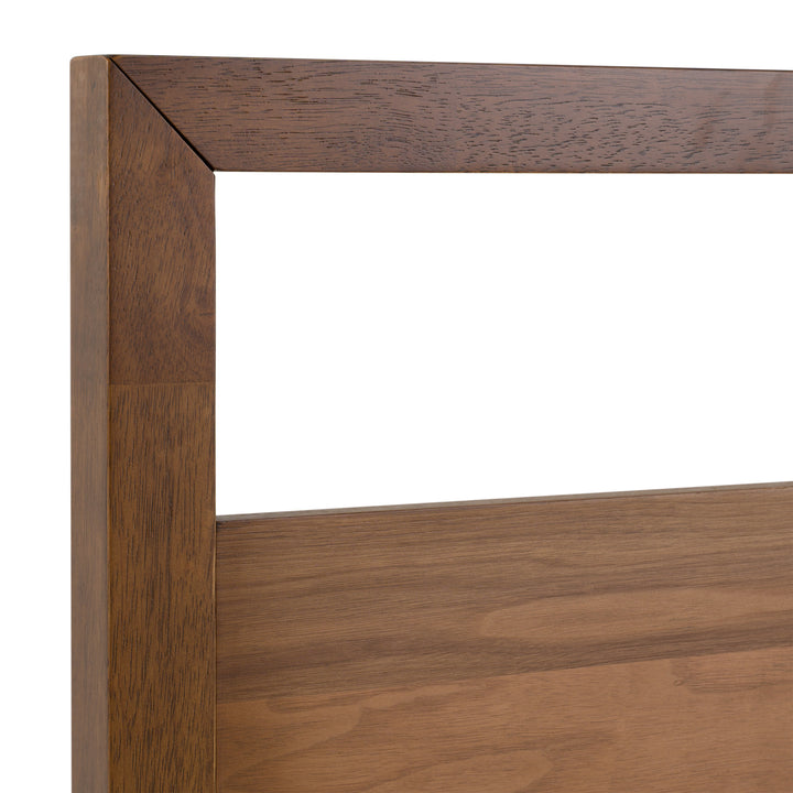 Berlin - Modern Walnut Bed