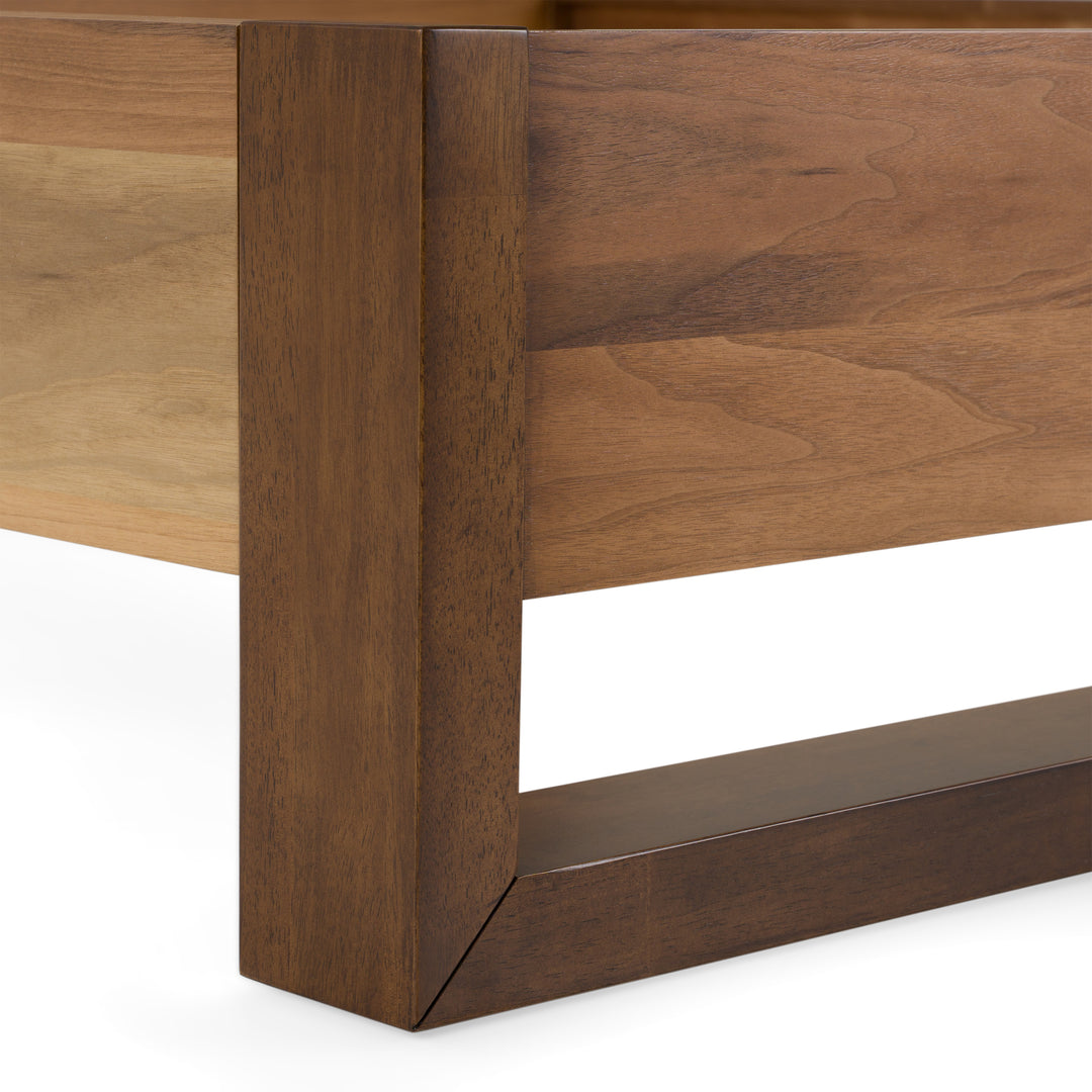 Berlin - Modern Walnut Bed