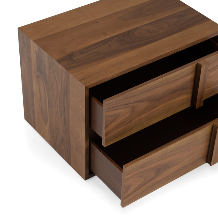 Berlin - Modern Walnut Nightstand