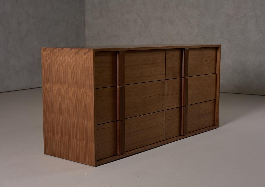 Berlin  Modern Walnut Dresser