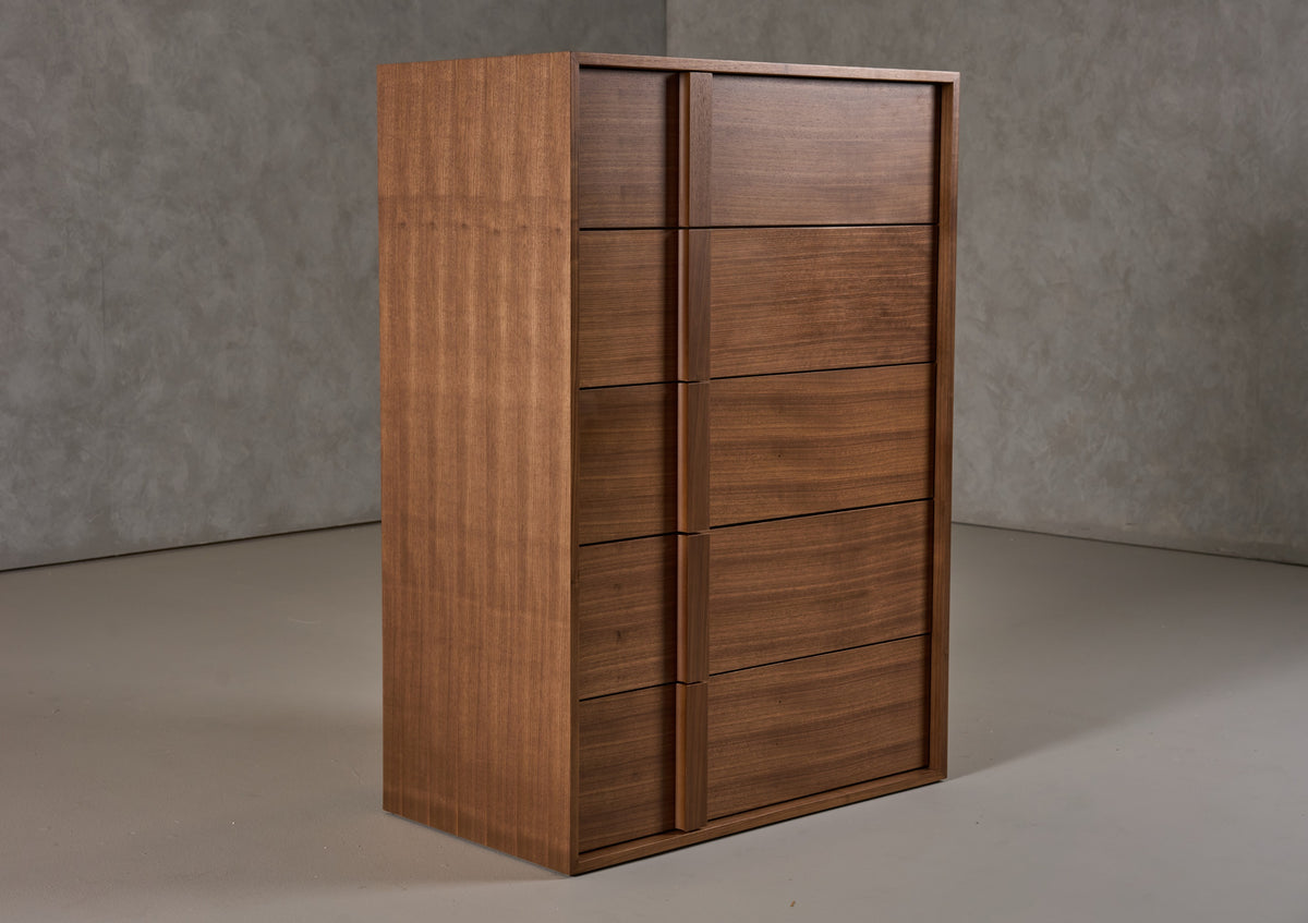 Berlin - Modern Walnut Chest - View 2