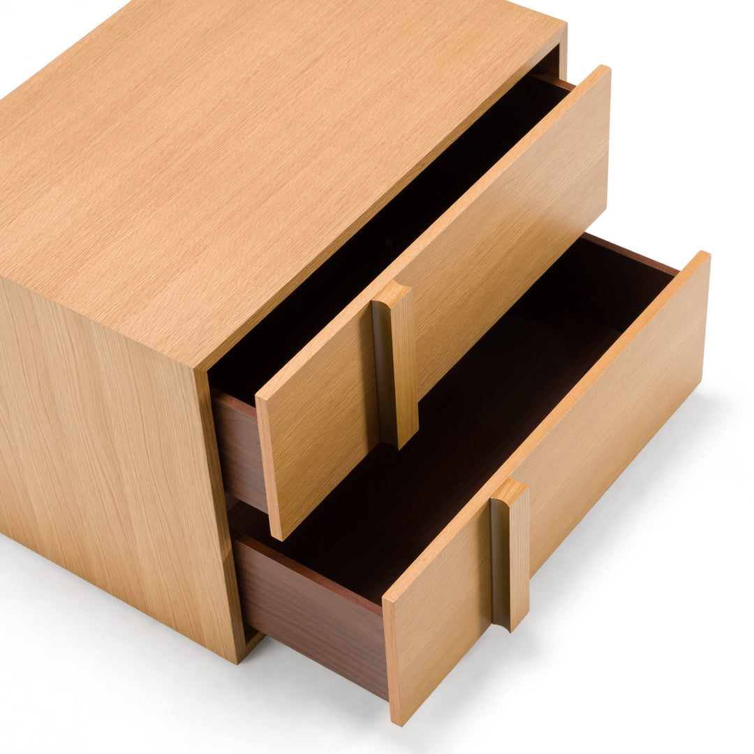 Berlin  Modern Natural Oak Nightstand