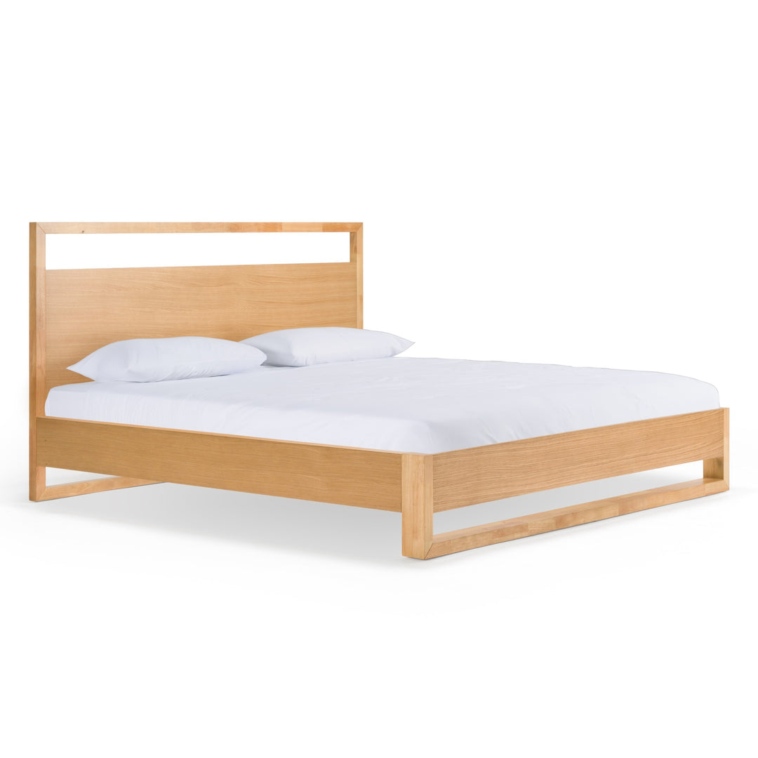 Berlin - Modern Natural Oak Bed