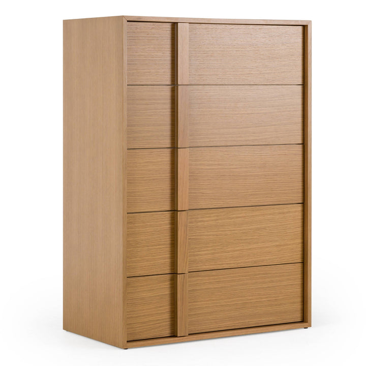 Berlin - Modern Natural Oak Chest - View 5