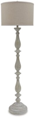 Bernadate Floor Lamp - Beige Floor Lamp modern furniture Contempo Furniture