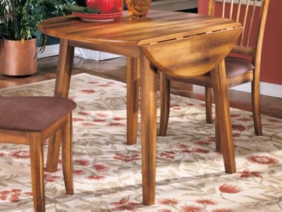 Berringer Dining Drop Leaf Table - Dark Brown Dining Table modern furniture Contempo Furniture