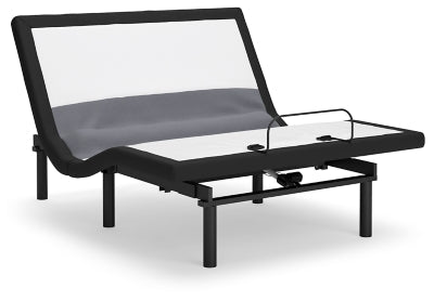 Best Base with Lumbar and Audio Queen Adjustable Base - Dark Gray Adjustable Base modern furniture Contempo Furniture