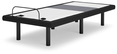 Best Base with Lumbar and Audio Twin XL Adjustable Base - Dark Gray Adjustable Base modern furniture Contempo Furniture
