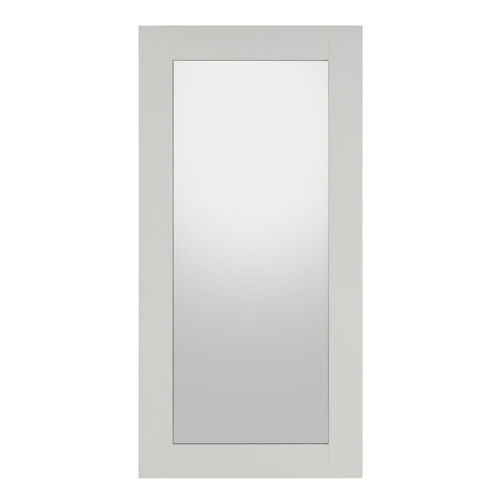 Beth - Modern White Floor Mirror