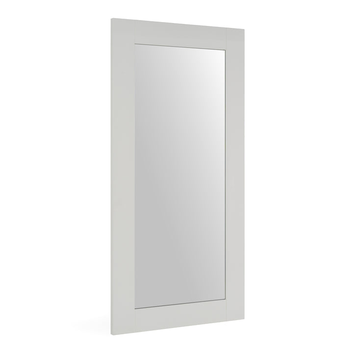 Beth - Modern White Floor Mirror