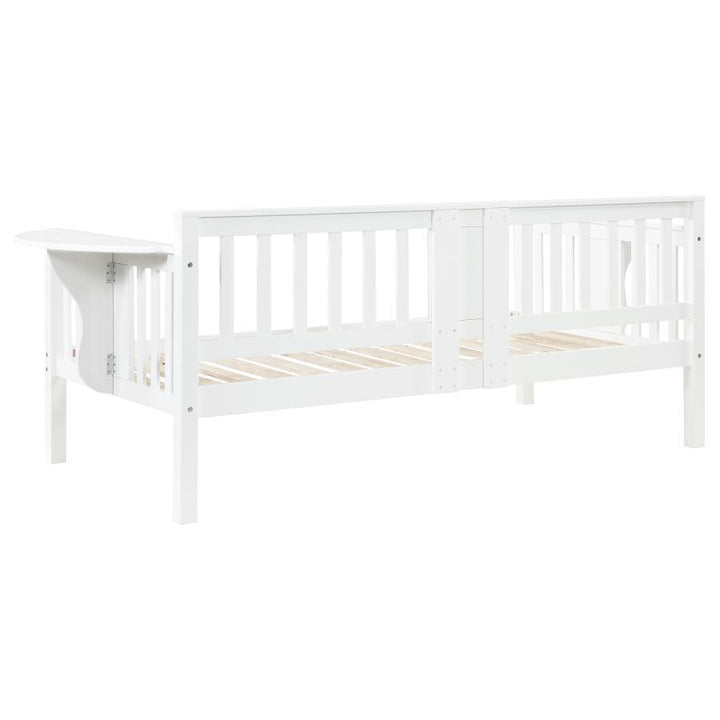 Bethany - Wood Twin Daybed With Drop - Down Tables - White DayBed modern furniture Contempo Furniture
