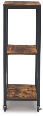Bevinfield Bar Cart - Dark Brown Bar Cart modern furniture Contempo Furniture