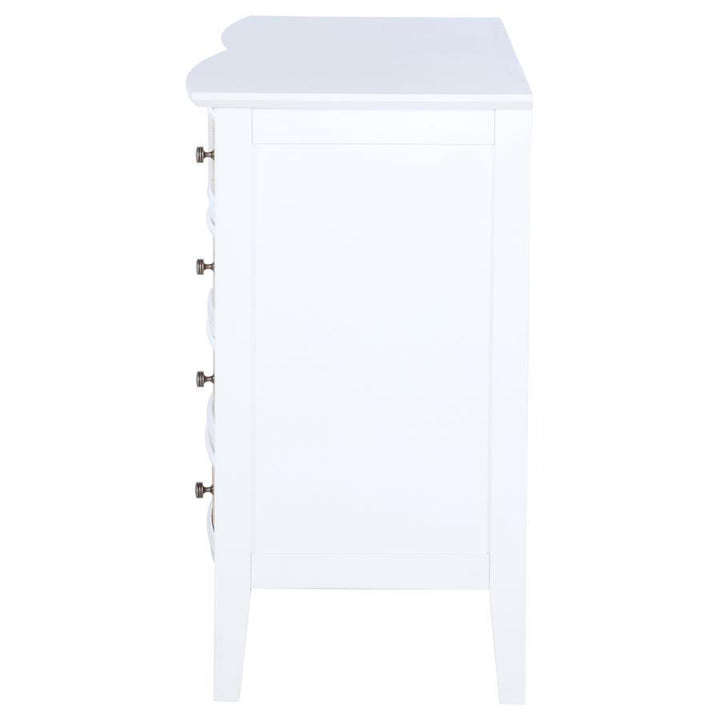 Bexhill - 10 - Drawer Dresser Cabinet - White Dressers modern furniture Contempo Furniture