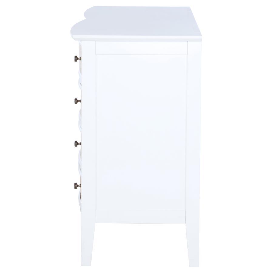 Bexhill - 10 - Drawer Dresser Cabinet - White Dressers modern furniture Contempo Furniture