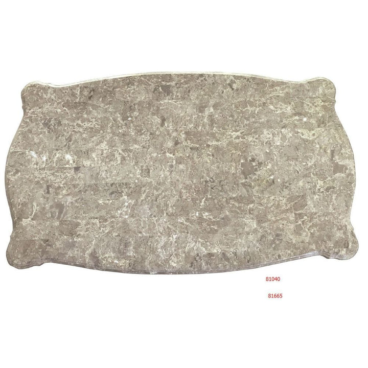 Bently - Coffee Table - Marble Top & Champagne