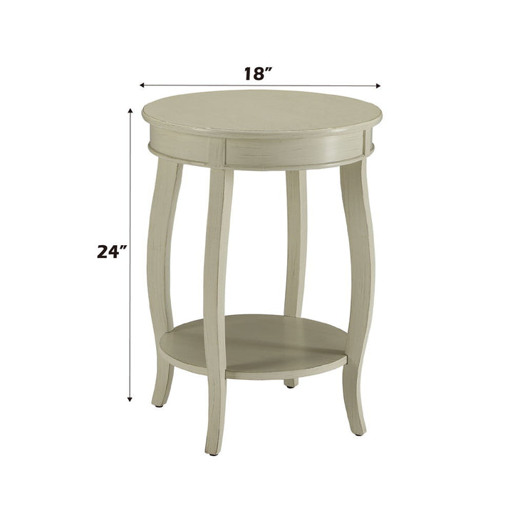 Aberta - Accent Table - Antique White