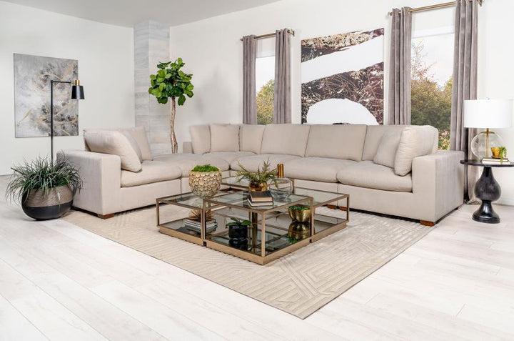 Lakeview - Upholstered Corner Chair - Ivory