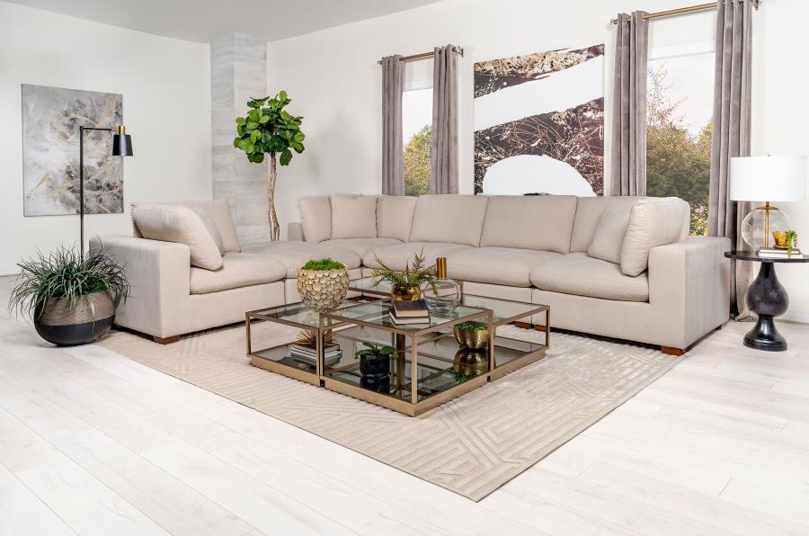 Lakeview - Upholstered Corner Chair - Ivory