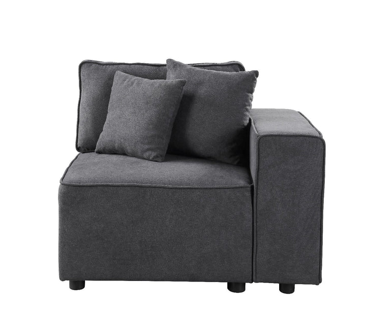 silvester-modular-right-facing-chair-with-2-pillows-gray-fabric