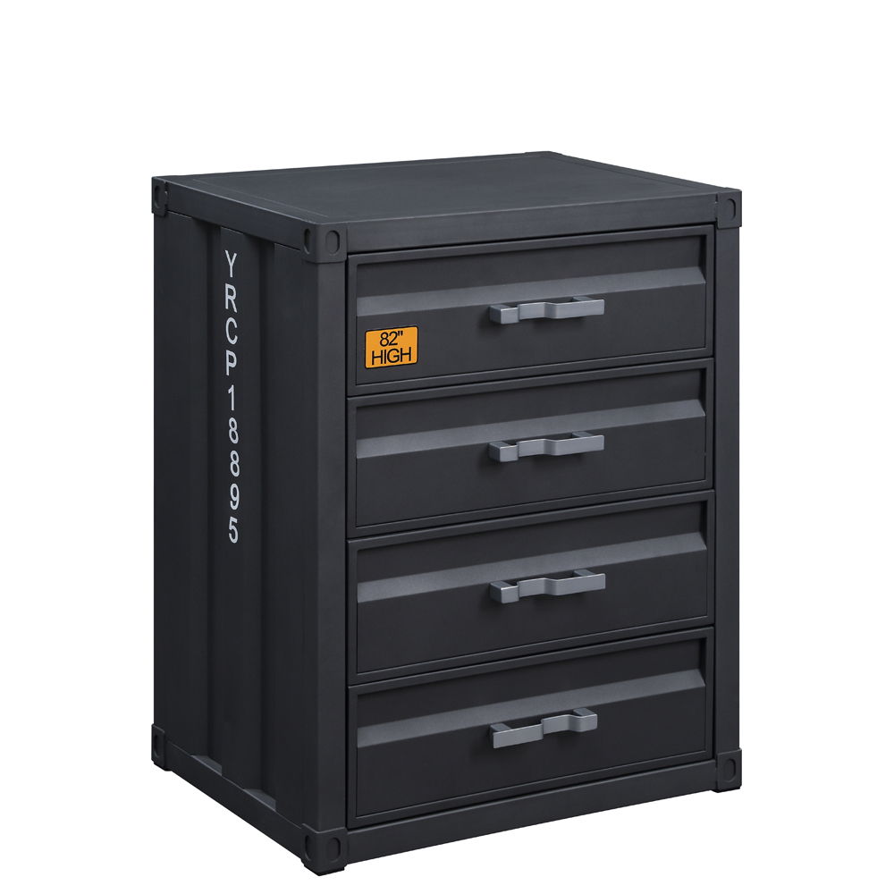 Cargo - Chest With 4 Drawers - Gunmetal