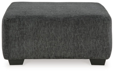 Biddeford Oversized Accent Ottoman - Black Accent Ottoman modern furniture Contempo Furniture