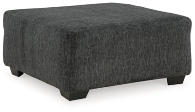 Biddeford Oversized Accent Ottoman - Black | Ashley Furniture
