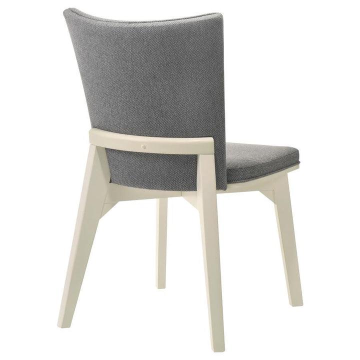 Biloxi - Upholstered Dining Side Chair (Set of 2) - Gray Chair Set modern furniture Contempo Furniture