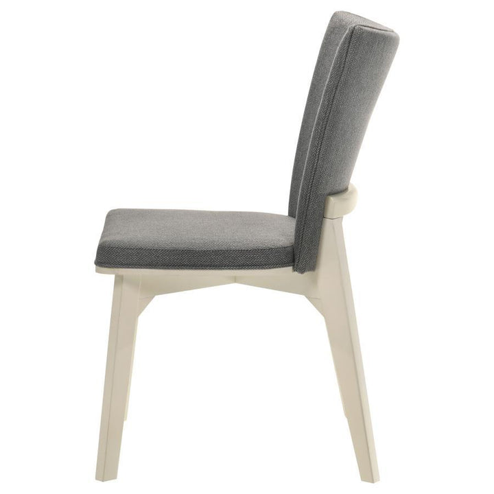 Biloxi - Upholstered Dining Side Chair (Set of 2) - Gray Chair Set modern furniture Contempo Furniture